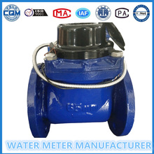 Dn65mm Ferro / Aço Inoxidável Material Flange Woltman Water Meter