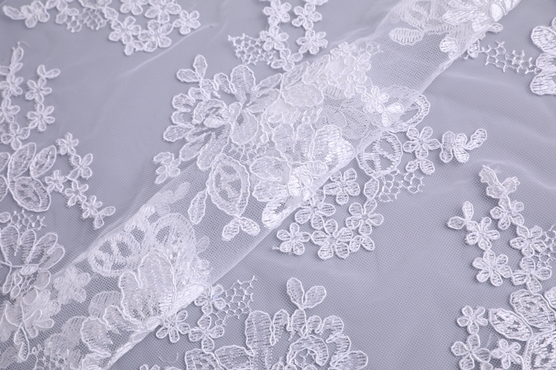 Bridal Wedding Dress Embroidery Fabric