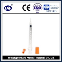 Medical Disposable Insulin Syringe, with Needle (1ml) , with Ce&ISO Approved