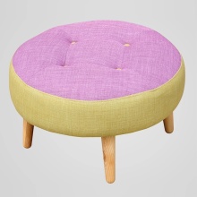 Fabric Wooden Stools with High Quality