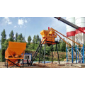 HZS35 small concrete batching plant cement mixing plant