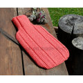 Hand Knit Hot Water Bottle Cover Cosy Case Bag