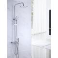 Brass 4 Functions Supporting Chrome Bathroom Shower Set