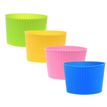 Heat-resistant Flexible Silicone Coffee Cup Sleeve