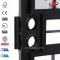 Estate Black Recessed Mount All Season Security Door