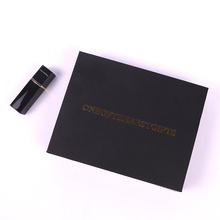 Black Cosmeitc Lipstick Packaing Box