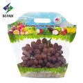 Fruit vent plastic bag with ziplock