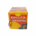 Cápsulas de ampicilina 500Mg