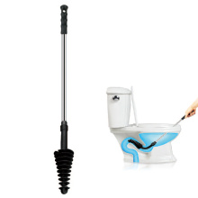 Stainless Steel Handle Silicone cleaning toilet brush