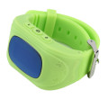 Kids GPS Position Rubber Band Wrist Watch Bracelet