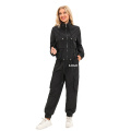 Mesdames Stretch Noir Casual Cargo Pantalon personnalisé