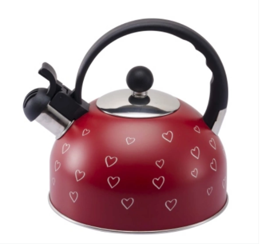 Red Whistle to remind stainless steel electric kettle