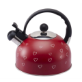 Red Whistle to remind stainless steel electric kettle