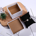 Marble Vein Art paper Cardboard Gift box Sponge