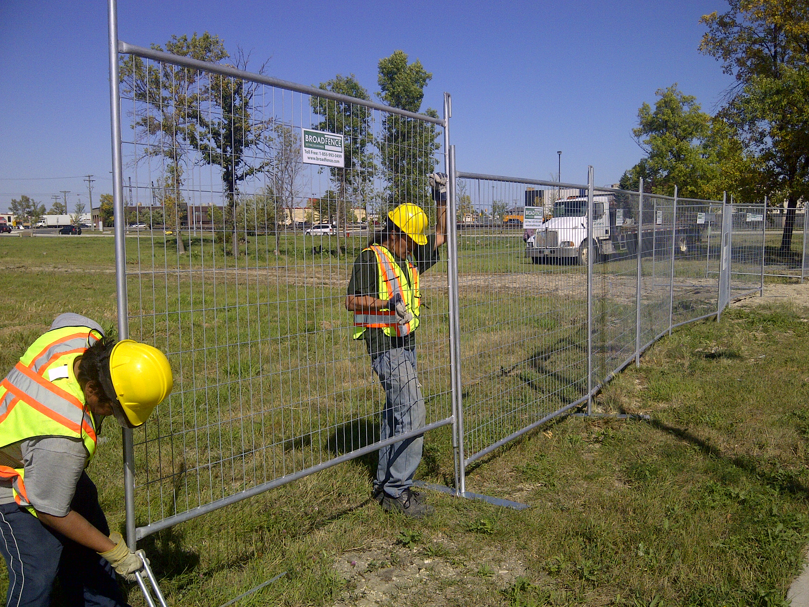 temporary fence