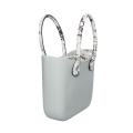 Summer silicone beach bag waterproof with zipper pockets