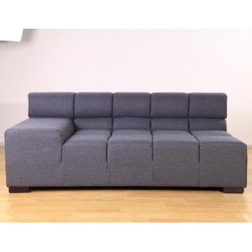 Réplique modulaire de sofa tufty modulaire en tissu gris