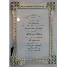 Cristal et diamant 4x6inch alliage Photo Frame