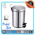 Modern Slim Round Shape Stainless Steel Waste Bin