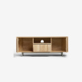 Wooden LED Tv Stand Cabinet with Showcase