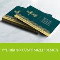 Luxury Shinny Gold Foil Edge Customs Business Card