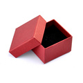 Red Luxury Paper Jewelry Ring Gift Box