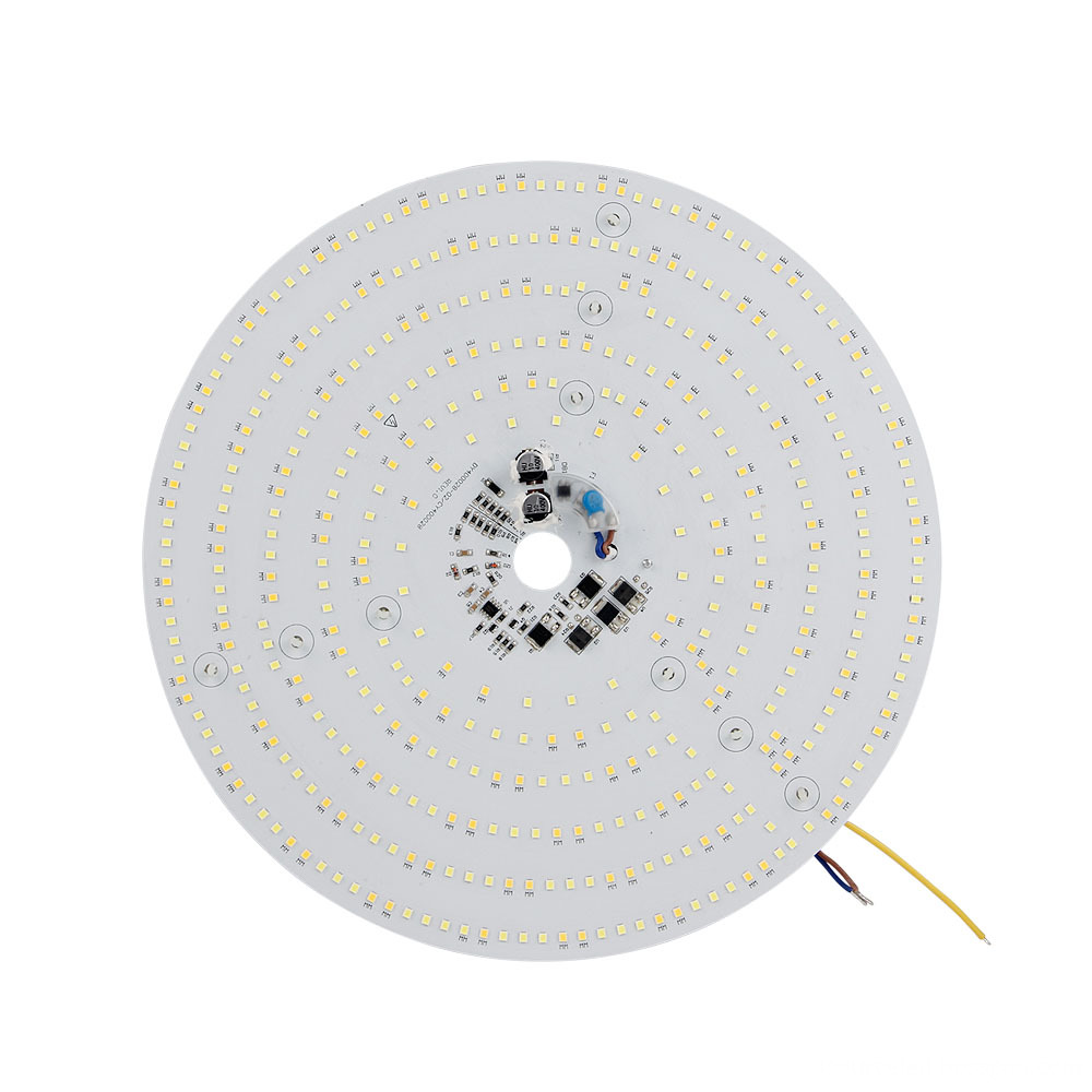 Front view of a Colorable smd 2835 Round 40W AC LED Module