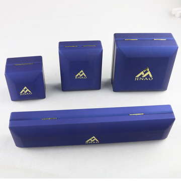 Blue Plastic LED Light Jewelry Box Set