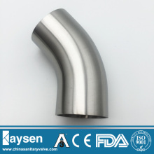 Stainless Steel Hygienic 45 Deg Elbow with tangent