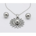 Ladies Necklace And Earring  Crystal Jewelry sets