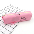 Flamingo style cute canvas  pencil case