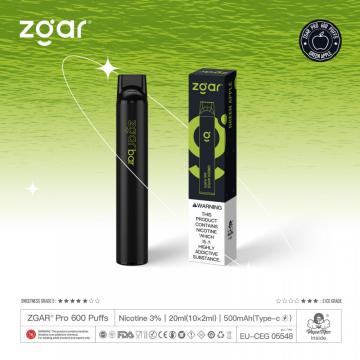 Vape de vapor desechable Apple verde