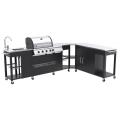 Stainless Steeel Cooking Station Gas Grill