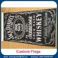 Custom 100% Polyester Fabric Color Advertising Flags