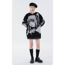 Men&#39;s Anime Girl Graphic Crewneck Pull