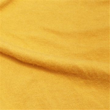 Softly Feeling Yellow Imitation Cashmere Knitting Fabric