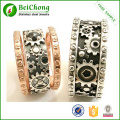 Factory ODM/OEM Stainless Steel Mens Rotating Gear Ring