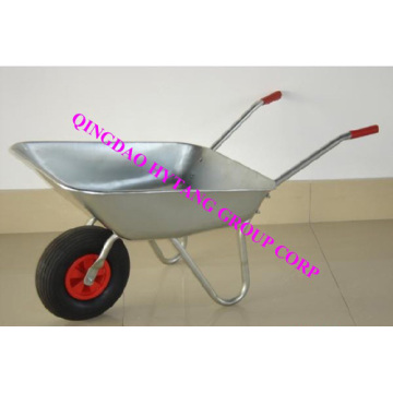 galvanized wheelbarrow with 3.50-6 air wheel