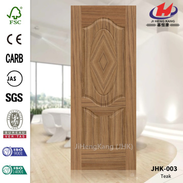 HDF Oval Burma Teak Flute Door Panel