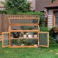 Garden Greenhouse Raised Flower Planter Shelf Bed Protection