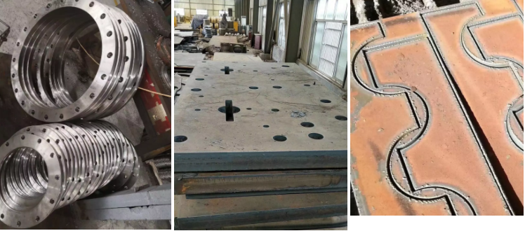 Steel plate welding process