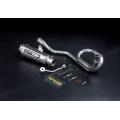 Stainless exhaust muffler pipe for monkey bikes