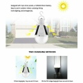 Bombilla solar LED recargable E27