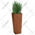 Украшения сталелистые горшки Corten Steel Planter Potss