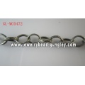 Fashion jewelry chain Antique Pewter