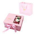 Fake Flower Box Jewelry Gift Box Decoration Empty