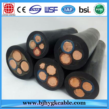 450 / 750V Natural Rubber Insulation Aramid Rope Lift Cable