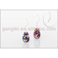 shamballa crystal ball earrings