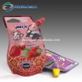 Flexible Plastic Customized Printing Shaped Juice Pouch