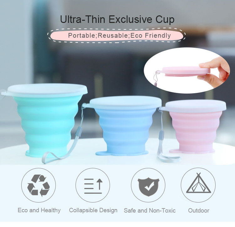 New Arrival Collapsible Silicone Coffee Mug